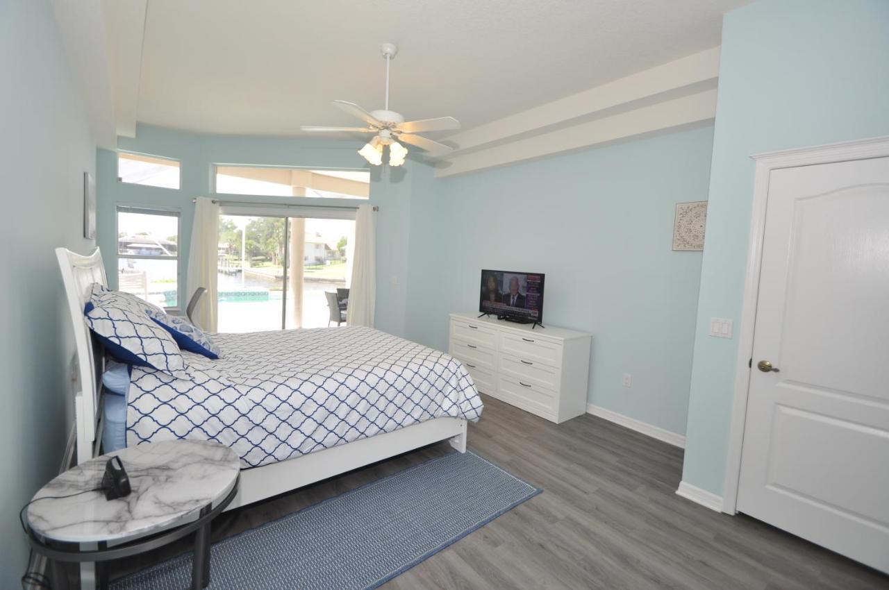 Sunset Bay Beautiful Pool Home - Bring Your Boat Or Jet Ski - Canal With Dock- Sleeps 10 - 4 Bd Palm Coast Extérieur photo